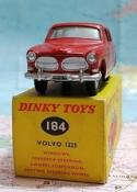 VOLVO 122 S  - Vintage 1:43 scale model , Dinky toys 184 Made in England 1961