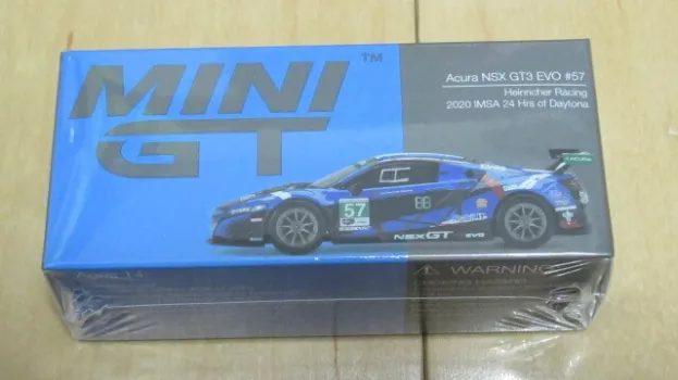 Mini GT Acura Nsx Gt3 Evo Team Heinricher Racing N 57 Imsa 24h Daytona 2020 A.parente M.goikhberg T.hindman A.j.allmendinger 1:64 MGT00248-L
