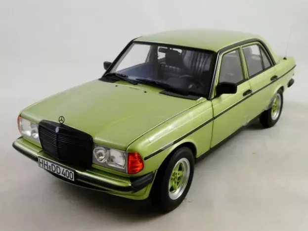 Norev Mercedes E-class 200e w123 1984 With Amg Front Spoiler And Rims 1:18 183795