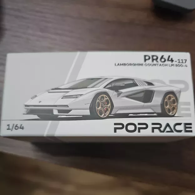 Pop Race Lamborghini Countach Lpi 800-4 2021 1:64 PR640117