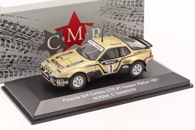 CMR Porsche 924 Carrera Gts N 1 Winner Rally Hessen 1981 W.rohrl C.geistdorfer 1:43 WRC015