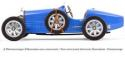 NOREV 125705 1/12 Bugatti T35 1925 Blue Model Car