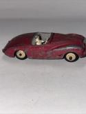 Dinky Toys 107 Sunbeam Alpine  With Driver 1950s Diecast Car Maroon