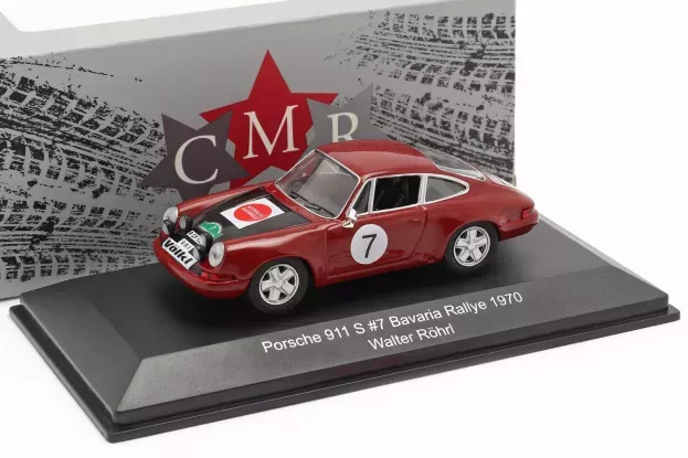 CMR Porsche 911s N 7 Rally Bavaria 1970 W.rohrl 1:43 WRC014