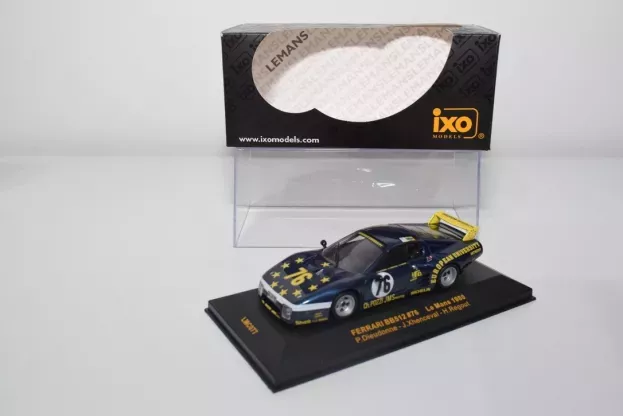 IXO Models Ferrari 512bb Lm Team Charles Pozzi Jms Racing N 76 24h Le Mans 1980 P.dieudonne J.xhenceval H.regout 1:43 LMC077