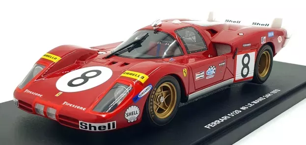 Werk83 Ferrari 512s 5.0l V12 Long Tail Team Sefac Spa Ferrari N 8 24h Le Mans 1970 Arturo Merziario Clay Regazzoni 1:18 W18053003