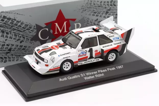 CMR Audi Quattro Sport S1 E2 N 1 Winner Rally Pikes Peak Hill Climb 1987 W.rohrl 1:43 WRC018
