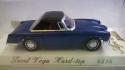 SOLID 1:43 DIE CAST AUTO FACEL VEGA HARD TOP DARK BLUE METALLIC ART 4515