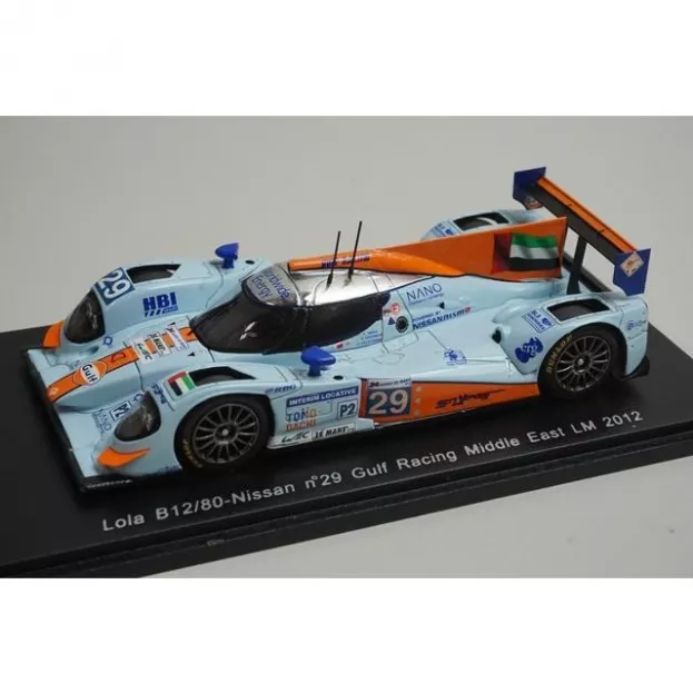 Spark Lola B12 80 Nissan Gulf Racing Middle East N 29 24h Le Mans 2012 J.d.deletraz K.lhara M.rostan 1:43 S3714