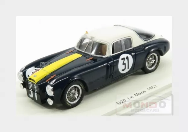Spark Lancia D20 2.7l V6 Team Scuderia Lancia N 31 24h Le Mans 1953 R.manzon L.chiron 1:43 S4722