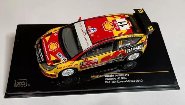 IXO Models Citroen C4 Wrc N 11 2nd Rally Corona Mexico 2010 P.solberg D.mills 1:43 RAM413