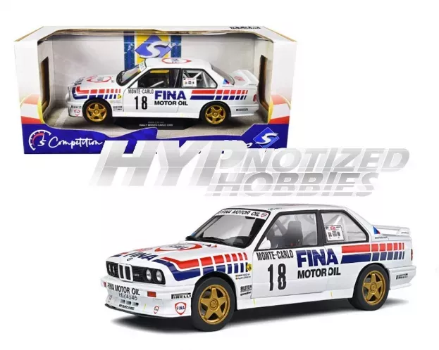 Solido Bmw 3-series M3 e30 Fina Gr.a N 18 Rally Montecarlo 1989 Marc Duez Alain Lopes 1:18 1801518