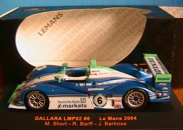 IXO Models Dallara Lmp02 N 6 Le Mans 2004 M.short R.barff J.barbosa 1:43 LMM082