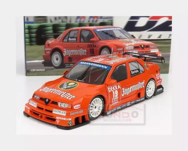 Werk83 Alfa Romeo 155 V6 Ti Jagermeister Racing N 19 Dtm Itc 1995 Michael Barteles 1:18 W1801002
