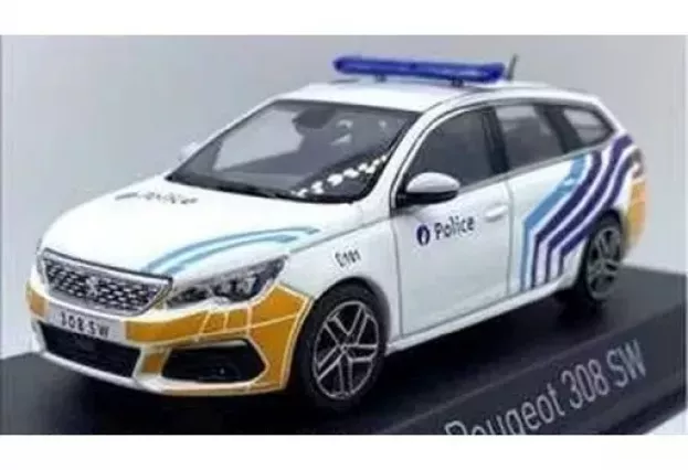 Norev Peugeot 308 Sw Station Wagon Belgian Police 2018 1:43 473945