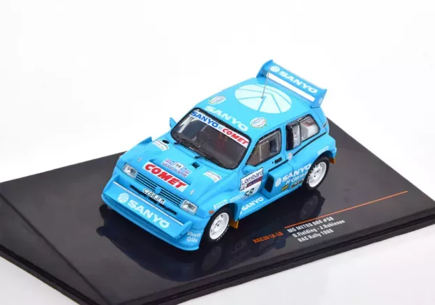 IXO Models Mg Metro 6r4 N 58 Rally Rac Lombard 1986 G.fielding J.robinson 1:43 RAC361A-LQ