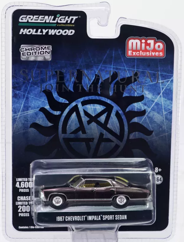 Greenlight Chevrolet Impala Sport Sedan 4-door 1967 Supernatural Join The Hunt 1:64 51222