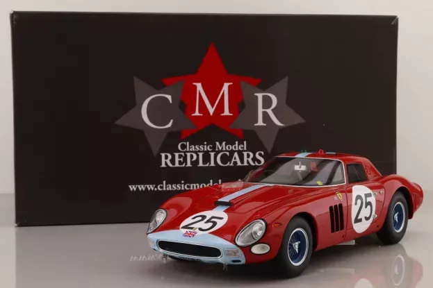 CMR Ferrari 250 Gto Team Maranello Concessionaires N 25 24h Le Mans 1964 I.ireland T.maggs 1:18 CMR076