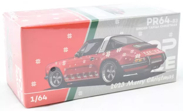 Pop Race Porsche 911 Targa Singer 1991 Christmas Edition 2023 1:64 PR640083