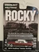 Greenlight 1:64 Hollywood GREEN MACHINE Rocky 1973 Cadillac Sedan Deville 44950A