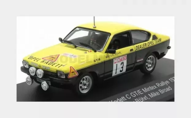CMR Opel Kadett C Gt e N 13 Rally Mintex 1977 Walter Rohrl Mike Broad 1:43 WRC008