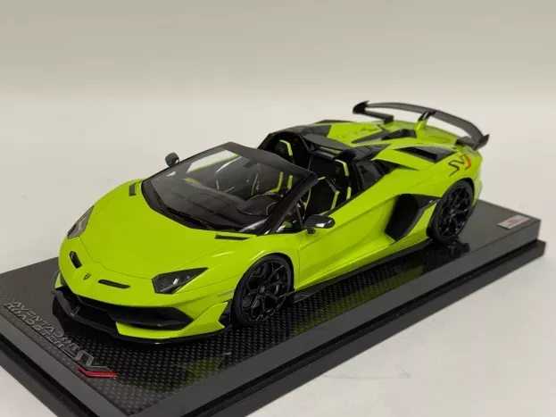 MR Models Lamborghini Aventador Svj Roadster 2018 Con Vetrina With Showcase 1:18 LAMBO039A