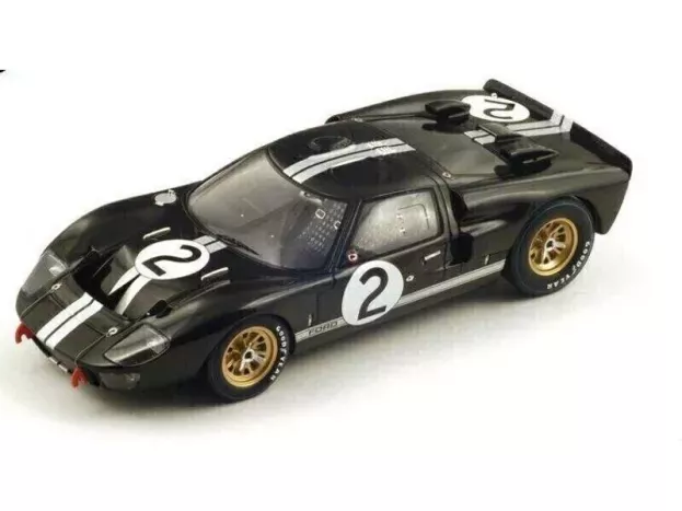 Spark Ford Gt40 Mkii 7.0l V8 Team Shelby American Inc. N 2 Winner 24h Le Mans 1966 B.mclaren C.amon 1:18 18LM66