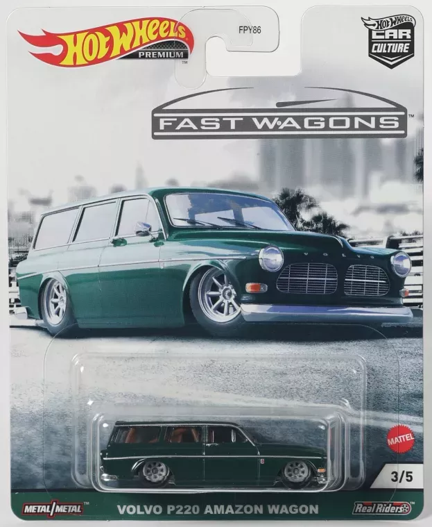 Hot Wheels Volvo P220 Amazon 1965 1:64 GRJ64