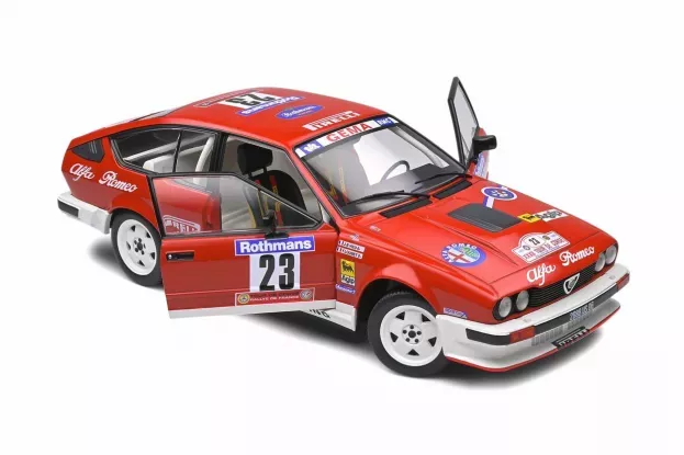 Solido Alfa Romeo Alfetta Gtv6 N 23 Rally Tour De Corse 1985 Y.loubet J.b.vieu 1:18 1802306