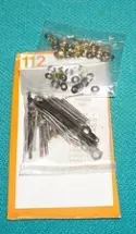 1932 Alfa Romeo Touring Gran Sport Pocher 1/8 K73 Bag #112 Washers Gromets Et.