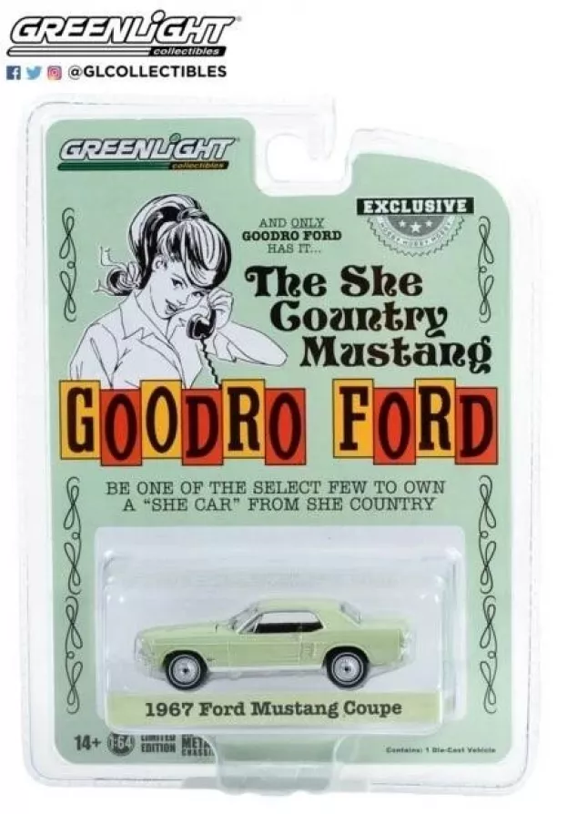 Greenlight Ford Mustang Coupe 1967 1:64 30353