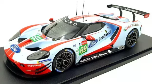 IXO Models Ford Gt Ford Ecoboost 3.5l Turbo V6 Team Ford Chip Ganassi Usa N 69 5th Lmgte Pro Class 24h Le Mans 2019 R.briscoe S.dixon R.westbrook 1:18 FGT18103