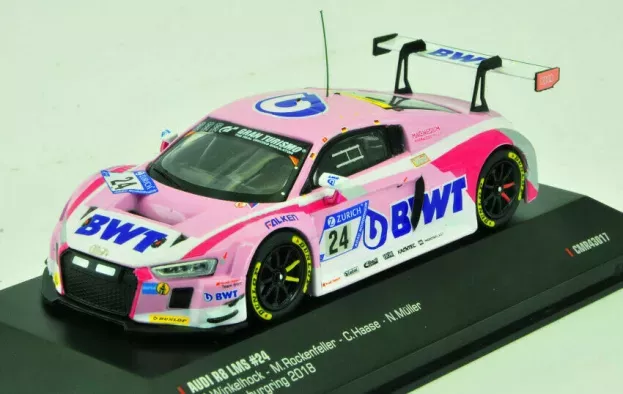 CMR Audi R8 Lms Team Audi Sport Bwt N 24 24h Nurburgring 2018 M.winkelhock M.rockenfeller C.haase N.muller 1:43 CMR43017