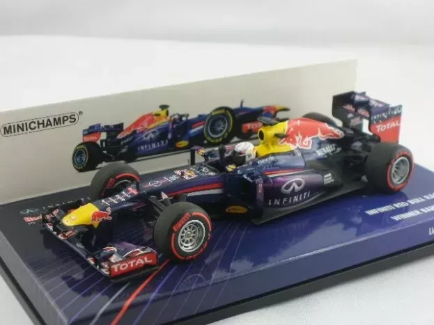 Minichamps Red Bull F1 Rb9 Team Infiniti Red Bull N 1 Winner Bahrain Gp 2013 Sebastian Vettel World Champion 1:43 410130201