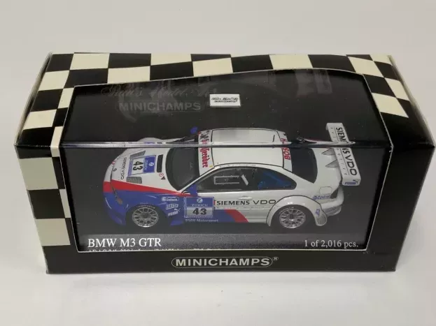 Minichamps Bmw 3-series M3 Gtr N 43 24h Nurburgring 2004 Lamy Said Stuck 1:43 400042343