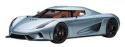 AUTOart 1/18 Koenigsegg Regera Metallic Light Blue 79028 Die-Cast Model Car