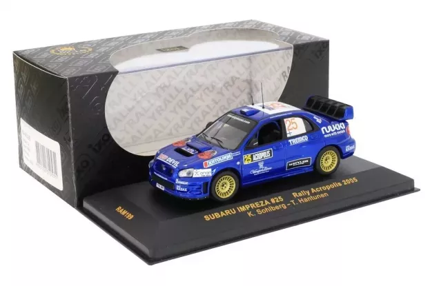 IXO Models Subaru Impreza Wrc N 25 Rally Acropolis 2005 K.solberg T.hantunen 1:43 RAM199