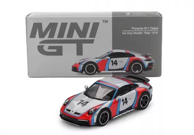 Mini GT Porsche 911 992 Dakar Coupe N 14 Martini Racing Livery Lhd 2023 1:64 MGT00964-L