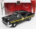 HIGHWAY61 18027 CHEVROLET - 150 SEDAN KENTUCKY STATE POLICE 1957 - BLACK - 1/18