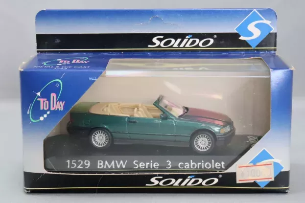 Solido Bmw 3-series e36 Cabriolet 1992 Con Vetrina With Showcase 1:43 1529