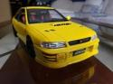 RARE 1/18 AutoArt 78611 Subaru Impreza WRX  Type R 1997 Yellow missing mirror