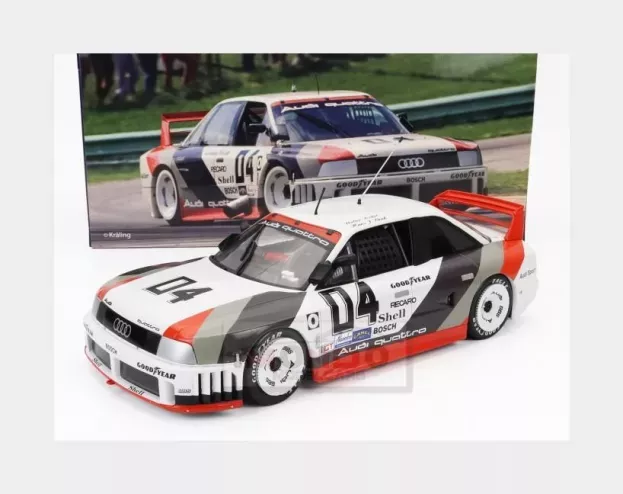 Werk83 Audi 90 Quattro Team Audi Sport N 4 Miller High Life 500km Imsa 1989 Walter Rohrl Hans Joachim Stuck 1:18 W1806004