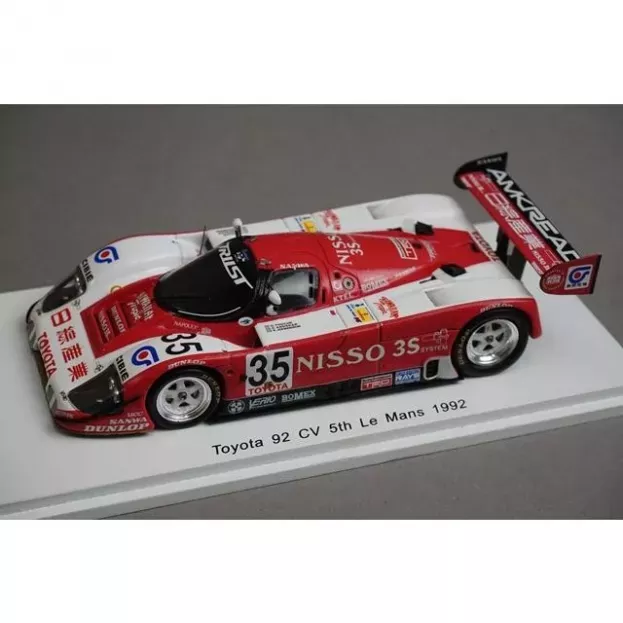 Spark Toyota 92c-v N 35 5th 24h Le Mans 1992 G.fouche S.andskar S.johansson 1:43 S2368