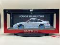 AUTOart 1/18 Porsche 911 996 GT3 RS 2004 White w/Blue Stripe on two sides 80472