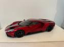 AUTOART 1:18 SCALE FORD GT 2017 LIQUID RED SILVER STRIPES 72943
