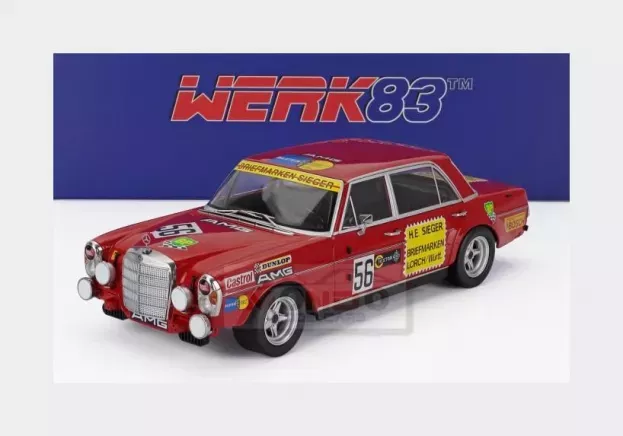 Werk83 Mercedes 300 Sel 6.8 Amg N 56 200 Miles Nuremberg 1972 Hans Heyer 1:18 W18030005