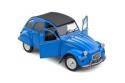 CITROEN 2CV6 Petrol Blue 1982 SOLIDO S1805026 1:18 2CV 6 Soft Black Roof