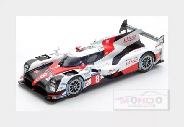 Spark Toyota Ts050 Hibrid 2.4l Turbo V6 Team Gazoo Racing N 8 24h Le Mans 2017 Sebastien Buemi Kazuki Nakajima Anthony Davidson 1:18 18S335
