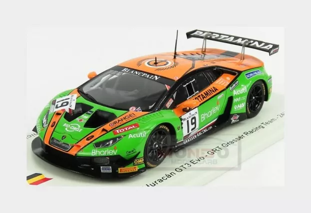 Spark Lamborghini Huracan Gt3 Evo Team Gtr Grasser Racing N 19 24h Spa 2019 A.santamato G.tweraser L.mauron A.amici 1:43 SB315