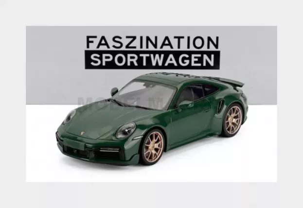 Minichamps Porsche 911 992 Turbo Sport Design 2024 Gold Rims 1:18 153069173